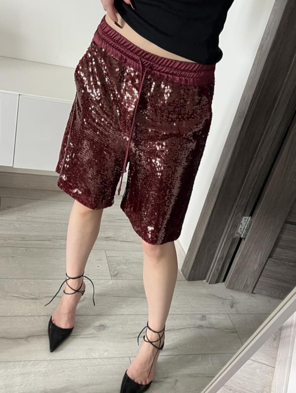 Zara Sequin Shorts
